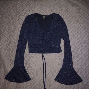 Sparkly Cropped Blouse
